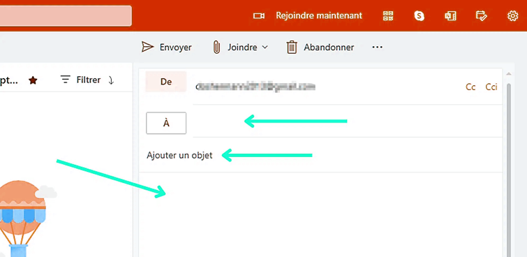 programmer envoi mail outlook office 365