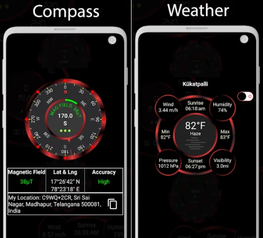 Meilleure application Compass pour Android