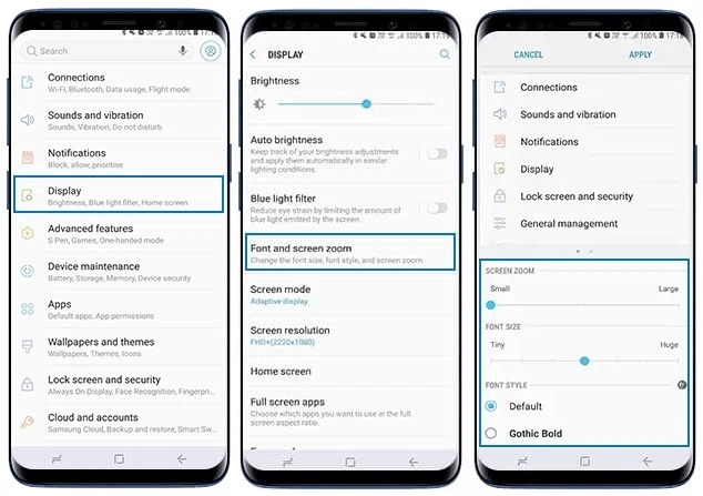 Comment changer le style de police sur un téléphone Android