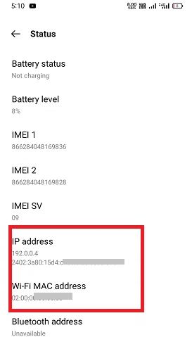 Comment changer l'adresse IP sur Android