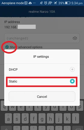 Comment changer l'adresse IP sur Android