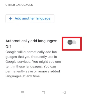 Comment changer la langue sur Android