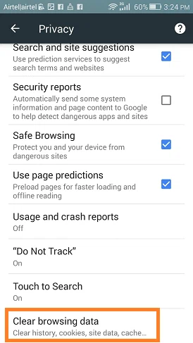 Comment effacer les cookies sur Android