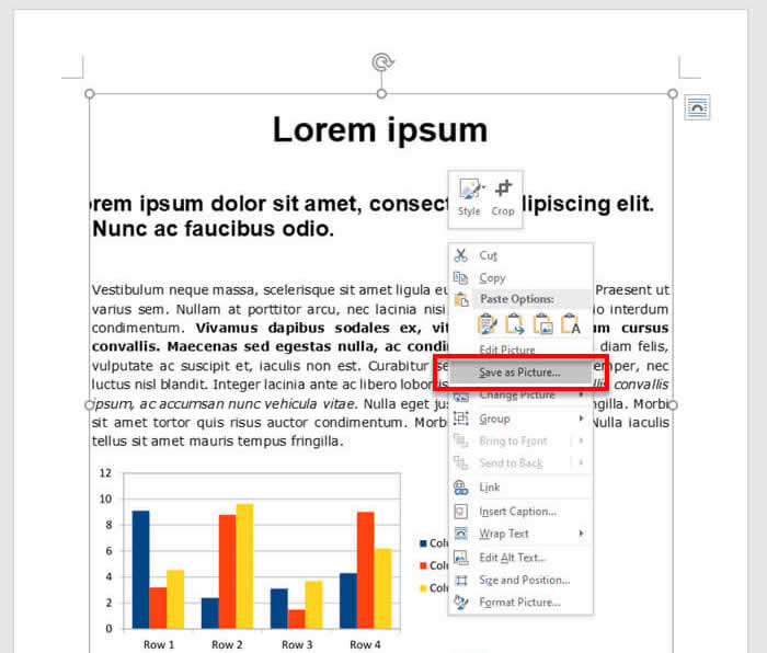 comment convertir word en jpg