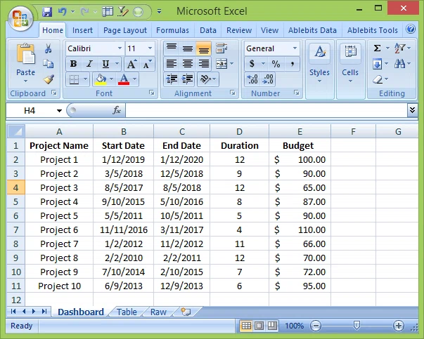 Comment créer un tableau de bord dans Excel