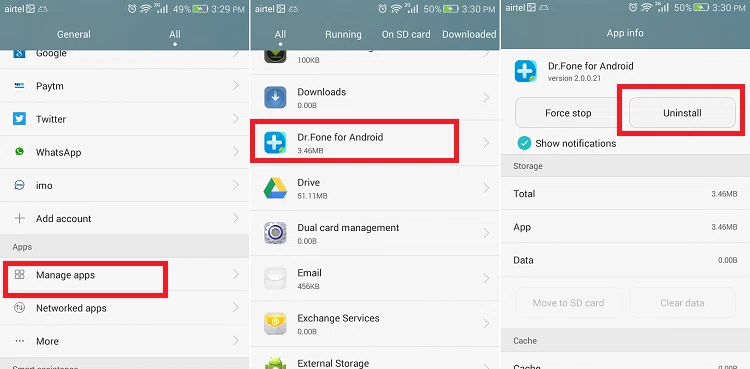Comment vider la corbeille sur Android