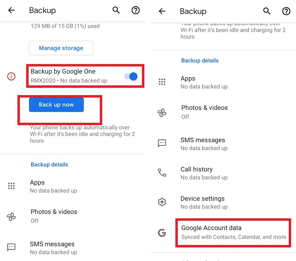 Comment restaurer un téléphone Android à partir de Google Backup