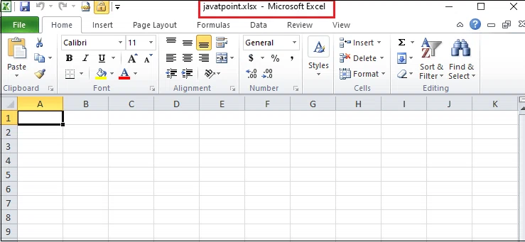 How to save Excel document