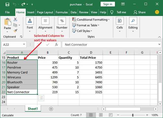 Comment trier dans Excel