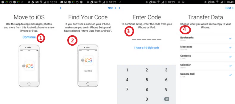 Comment transférer des contacts d'Android vers iPhone