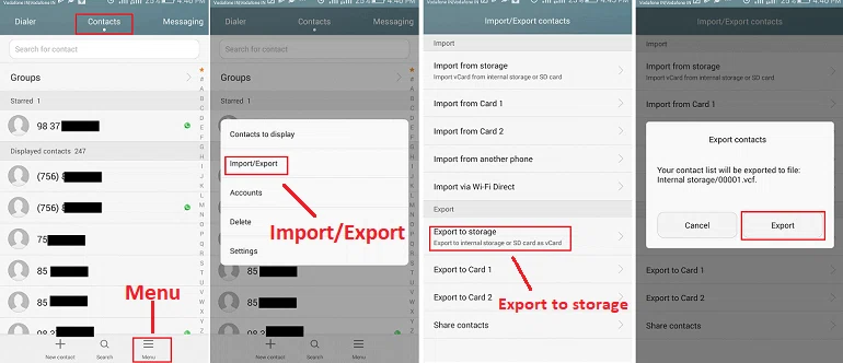 Comment transférer des contacts d'Android vers iPhone