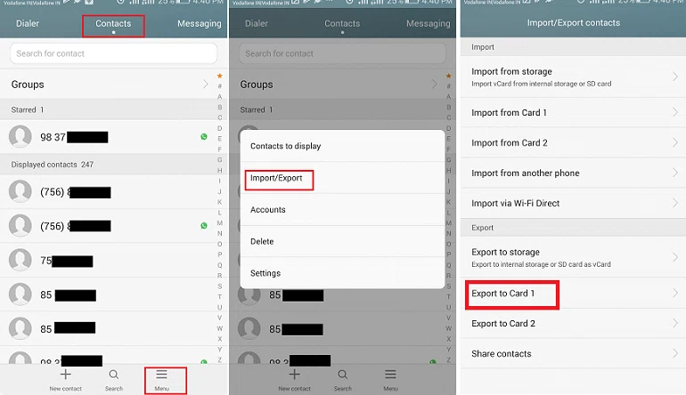 Comment transférer des contacts d'Android vers iPhone