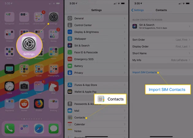 Comment transférer des contacts d'Android vers iPhone