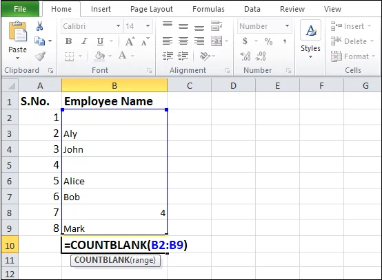 How to use COUNTIF function in Excel