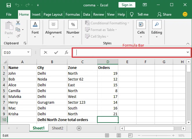 Comment utiliser la formule sumifs dans Excel