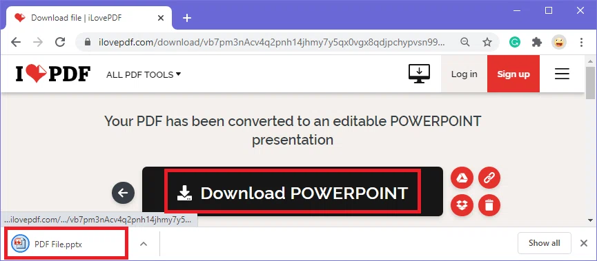 Convertir un PDF en Powerpoint