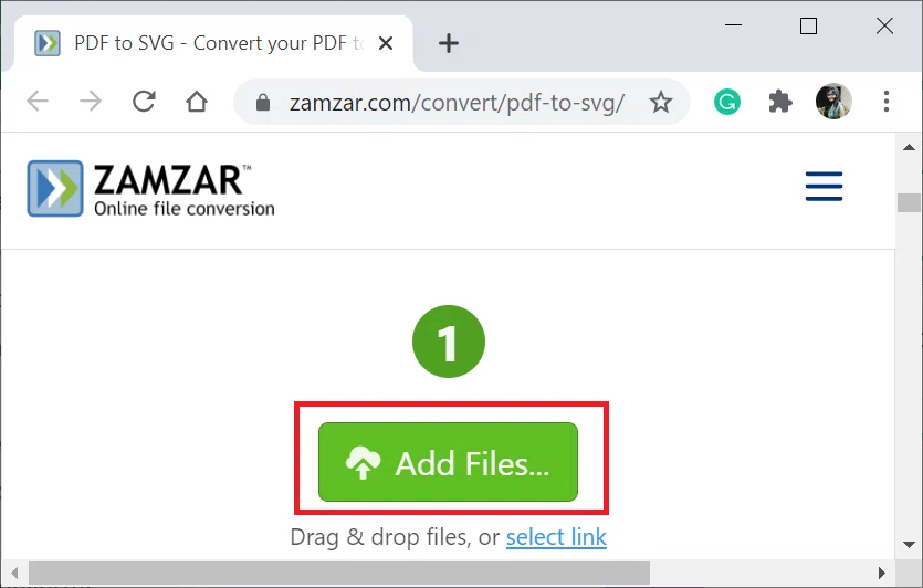 Convertir PDF en SVG