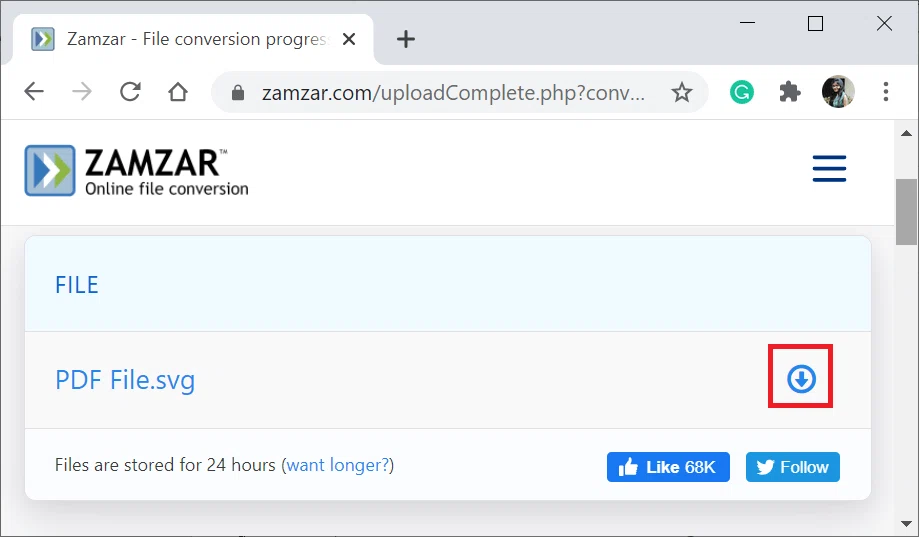 Convertir PDF en SVG