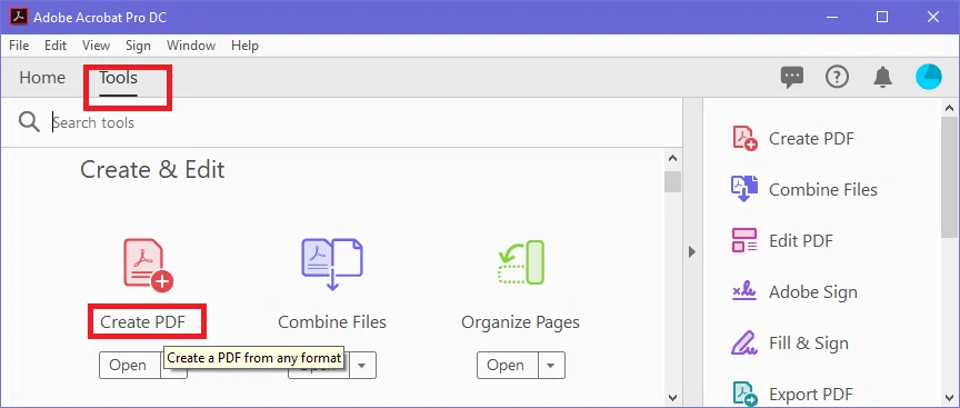 Convertir PNG en PDF