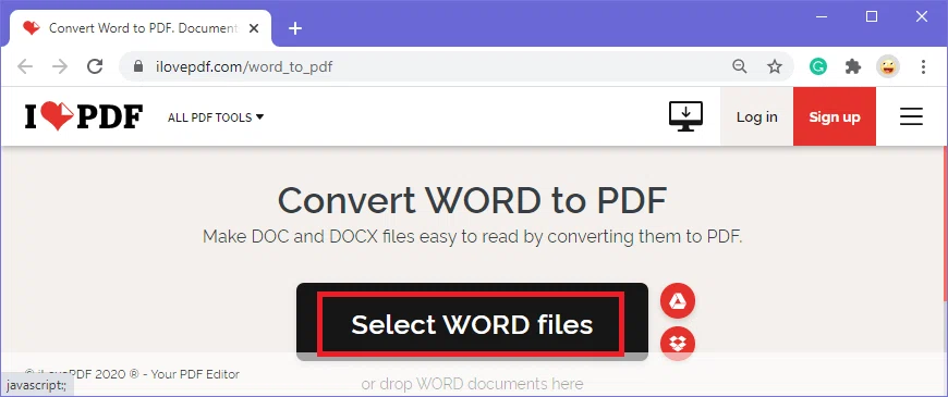 Convertir Word en PDF