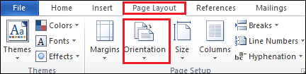 Comment changer l'orientation des pages dans Word