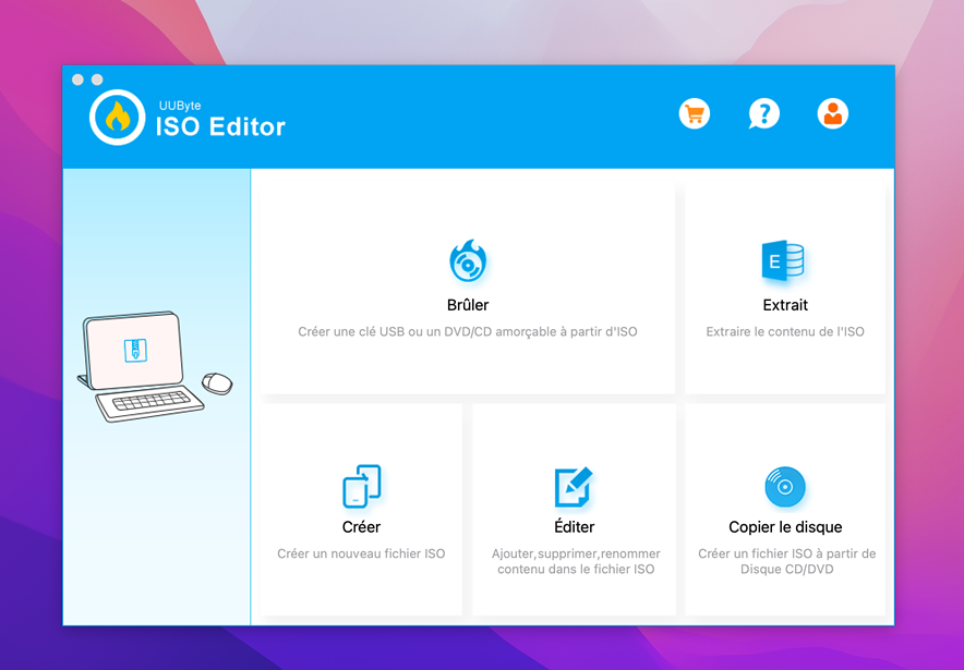 installer UUBYTE ISO Editor sur macOS