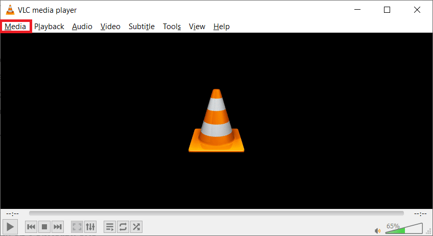 Démarrer le lecteur VLC Media