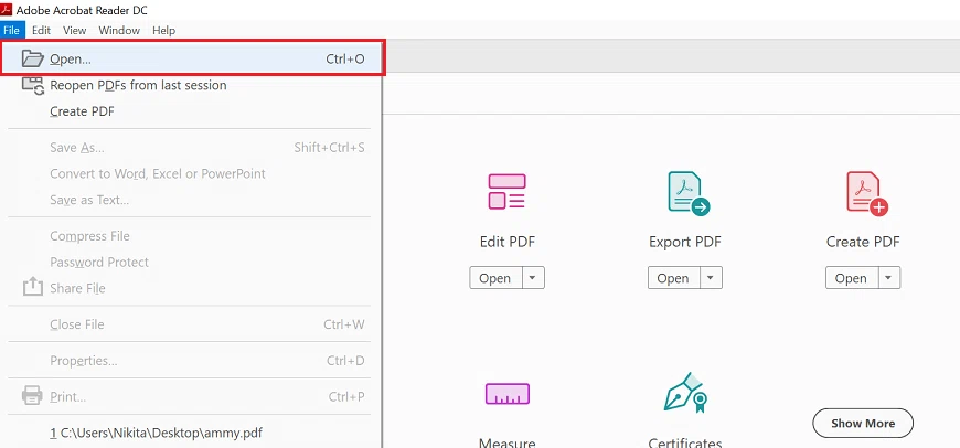 Imprimer un PDF