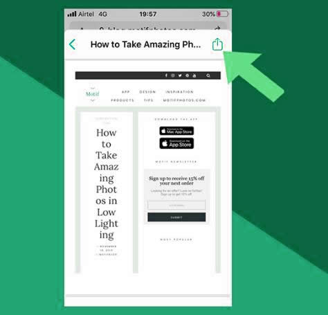 commencer à imprimer un PDF sur iphone/ipad