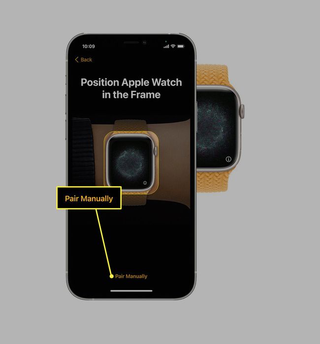 Pair Manually on iPhone next to Apple Watch