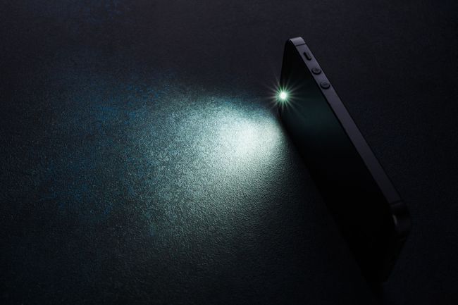 LED light on iPhone