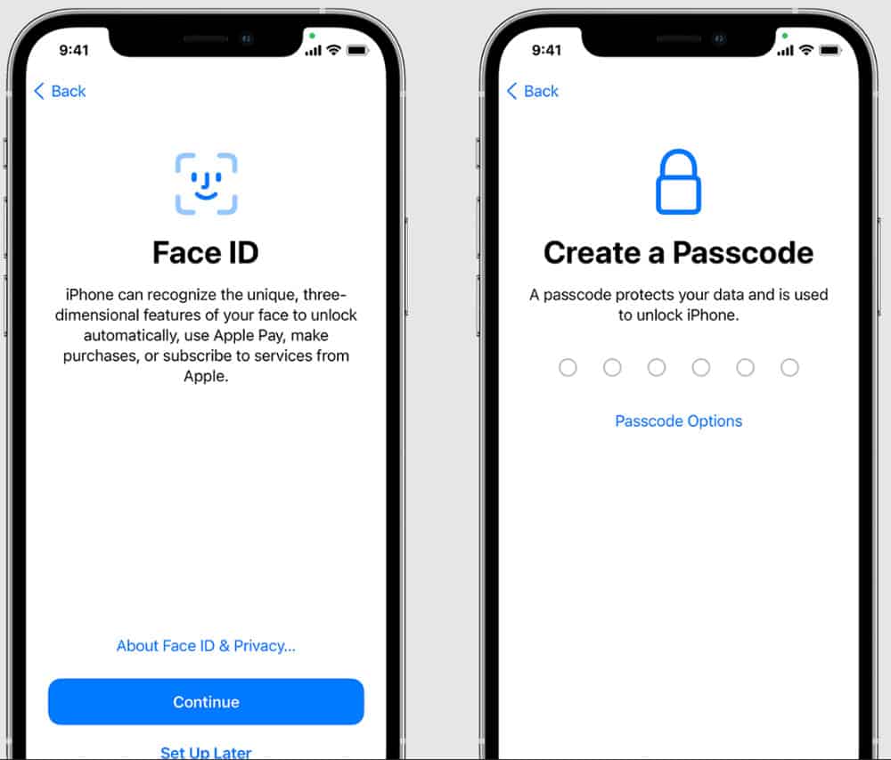 Setup Face ID on iPhone