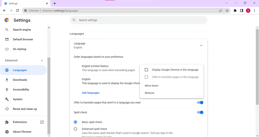 How To Change The Display Language In Google Chrome On Windows PC?