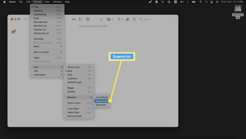 Comment taper un exposant sur un clavier