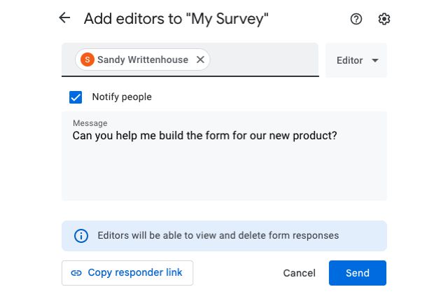 Notify option and Message box
