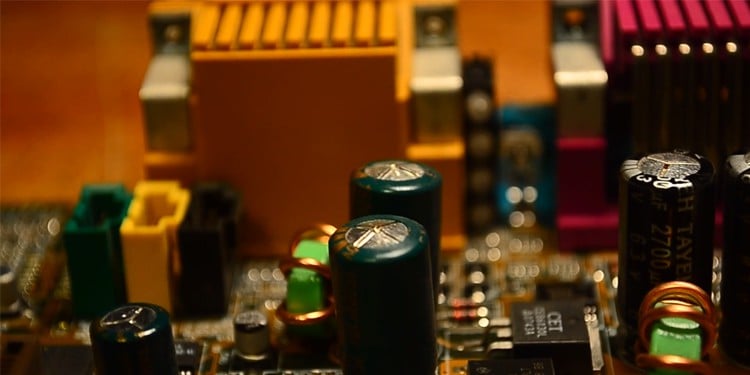 bulged capacitor