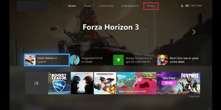 xbox ui store