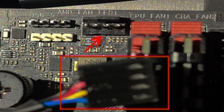 connect CPU fan