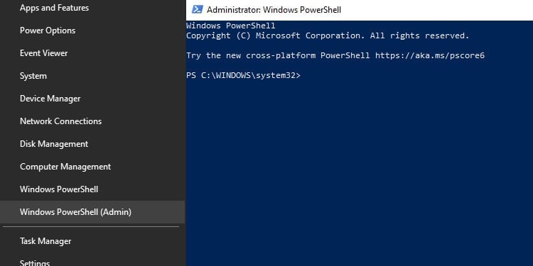 windows power shell 