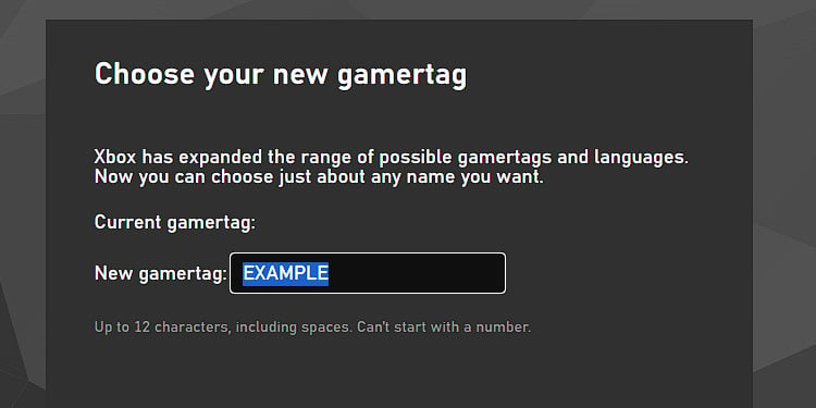 change gamertag