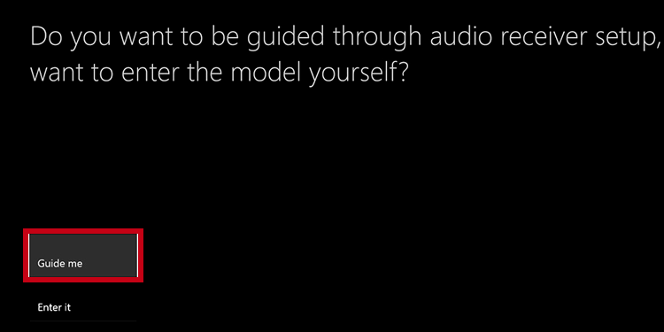 guide me audio reciever 