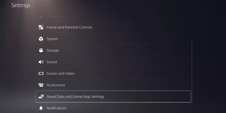 saved data ps5 