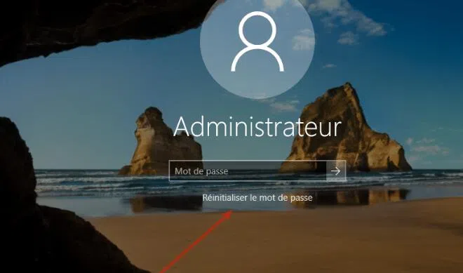 disque de réinitialisation de mot de passe Windows